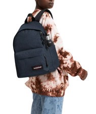 EASTPAK PADDED DAY PAK'R SMALL Plecak na tablet z kieszeniami na butelkę z wodą potr&oacute;jny denim - Plecaki szkolne i rekreacyjne - 4