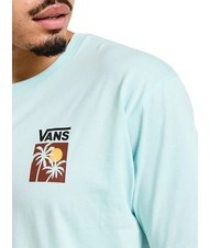 VANS ISLAND BOX Koszulka bawełniana z nadrukiem niebieski blask - Koszulki męskie - 3