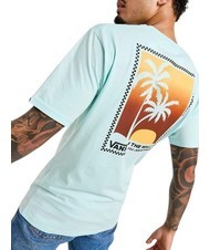 VANS ISLAND BOX Koszulka bawełniana z nadrukiem niebieski blask - Koszulki męskie - 4