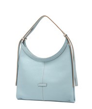GIANNI CHIARINI NORMA Sk&oacute;rzana torba typu hobo na ramię niebo - Torby damskie - 2
