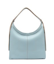 GIANNI CHIARINI NORMA Sk&oacute;rzana torba typu hobo na ramię niebo - Torby damskie - 3