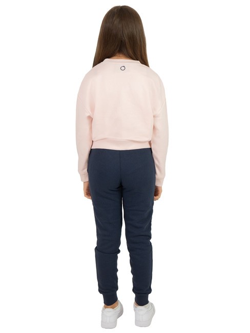 KREBS Bluza i spodnie dresowe r&oacute;żowy/granatowy - Dresy dziecięce