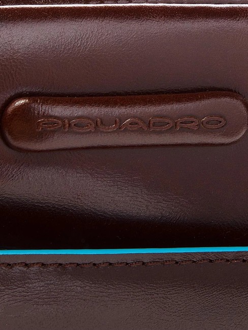 Borsello BLUE SQUARE, uchwyt na tablet, ze sk&oacute;ry MAHOŃ - Torby na ramię męskie