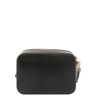 FURLA GARDENIA Torba na aparat fotograficzny ze sk&oacute;ry z nadrukiem keria odcienie czerni i lodu - Torby damskie - 4