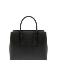 FURLA TESSA Torba sk&oacute;rzana z nadrukiem Andromedy Czarny - Torby damskie - 4