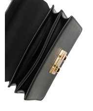 FURLA BELLA Mała sk&oacute;rzana torba st andromeda Czarny - Torby damskie - 6
