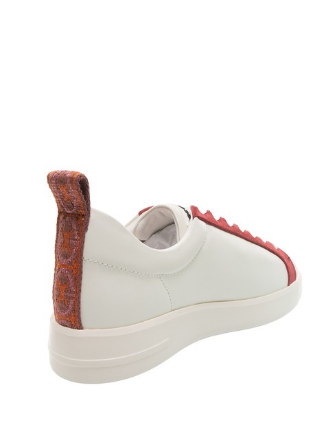 MONOGRAM PERFORED BIMATERIAL Sk&oacute;rzane trampki z/r&oacute;ża/m.gr - Buty damskie