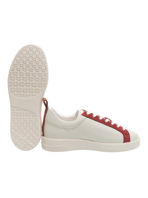 MONOGRAM PERFORED BIMATERIAL Sk&oacute;rzane trampki z/r&oacute;ża/m.gr - Buty damskie
