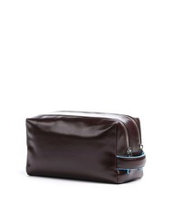 PIQUADRO BLUE SQUARE  Sk&oacute;rzane etui kosmetyczne - Kosmetyczka