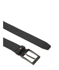 TOMMY HILFIGER LAYTON Pasek sk&oacute;rzany czarny - Paski - 2