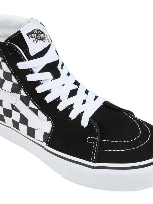 SK8-HI Platform 2.0 Wysokie trampki szachownica/czysta biel - Buty uniseks