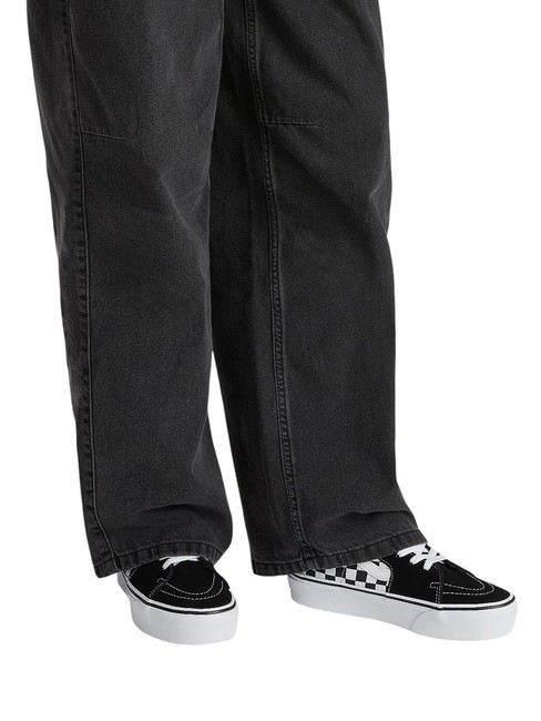 SK8-HI Platform 2.0 Wysokie trampki szachownica/czysta biel - Buty uniseks