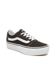 VANS WARD PLATFORM Wysokie trampki czarno-biały - Buty damskie - 3