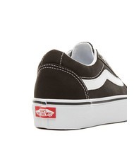 VANS WARD PLATFORM Wysokie trampki czarno-biały - Buty damskie - 6