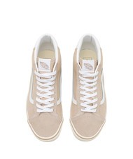 VANS MID SKOOL 37 Trampki z wysoką cholewką ze sk&oacute;ry zamszowej opalenizna/brązowy - Buty uniseks - 4
