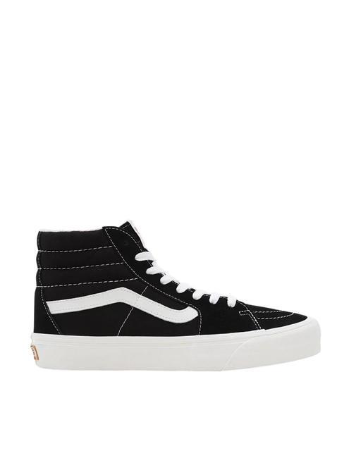 UA SK8-HI VR3 Wysokie trampki z pł&oacute;tna i sk&oacute;ry czarny/pianowy - Buty uniseks