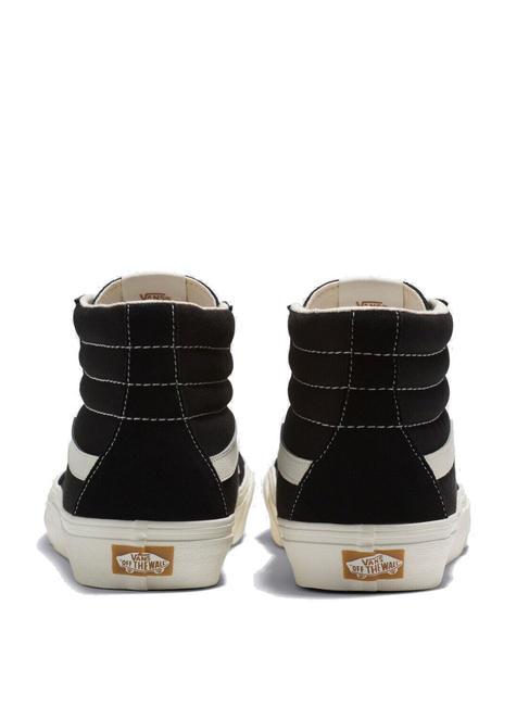 UA SK8-HI VR3 Wysokie trampki z pł&oacute;tna i sk&oacute;ry czarny/pianowy - Buty uniseks