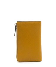 PIQUADRO BLACK SQUARE  Sk&oacute;rzane etui na monety Ż&oacute;łty - Portfele męskie - 3