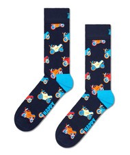 HAPPY SOCKS NAVY Zestaw prezentowy skarpetek 3 pary marynarka wojenna - Skarpetki unisex - 3