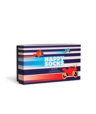 HAPPY SOCKS NAVY Zestaw prezentowy skarpetek 3 pary marynarka wojenna - Skarpetki unisex - 6