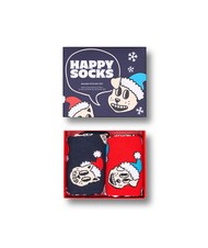 HAPPY SOCKS HOLIDAY CAT&DOG Zestaw prezentowy skarpetek 2 pary niebieski - Skarpetki męskie - 4