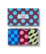 HAPPY SOCKS MULTICOLOR Zestaw prezentowy skarpetek 3 pary marynarka wojenna - Skarpetki unisex - 5