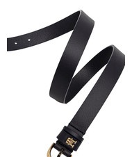 TOMMY HILFIGER ESSENTIAL EFFORTLESS Pasek sk&oacute;rzany wyprodukowany we Włoszech kosmiczny niebieski - Paski - 2