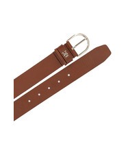 TOMMY HILFIGER ESSENTIAL EFFORTLESS Pasek sk&oacute;rzany wyprodukowany we Włoszech koniak - Paski - 2