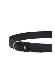 TOMMY HILFIGER ESSENTIAL EFFORTLESS Pasek sk&oacute;rzany wyprodukowany we Włoszech czarny - Paski - 2