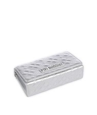 LOVE MOSCHINO QUILTED Kopert&oacute;wka z łańcuszkowym paskiem na ramię srebrny - Torby damskie - 5