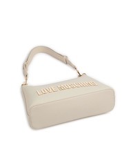 LOVE MOSCHINO BOLD LOVE Torba na ramię kość słoniowa - Torby damskie - 5