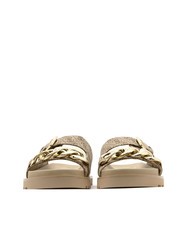 GUESS FATEMA2 Sandały Beżowy/Brązowy - Buty damskie - 3