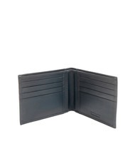 ROCCOBAROCCO STRIPE Portfel sk&oacute;rzany 8cc niebieski - Portfele męskie - 2
