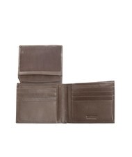 ROCCOBAROCCO PLAIN Portfel sk&oacute;rzany z klapką - Portfele męskie