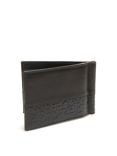 BRYAN Portfel z klipsem na pieniądze brązowy - Portfele męskie