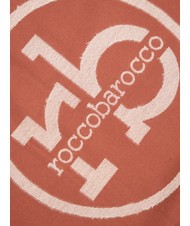 ROCCOBAROCCO RB Szalik z logo na całej powierzchni bordeaux - Szaliki - 4