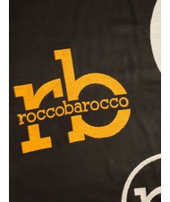 ROCCOBAROCCO RB Szalik z logo na całej powierzchni czarny - Szaliki - 3