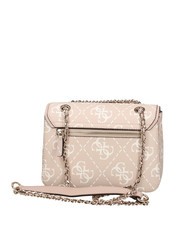 GUESS IZZY 4G Mała torebka na ramię / torba crossbody logo piasku - Torby damskie - 3
