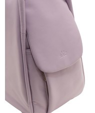 LESAC TRIO Plecak typu teczka ze sk&oacute;ry nappa liliowy - Torby damskie - 7
