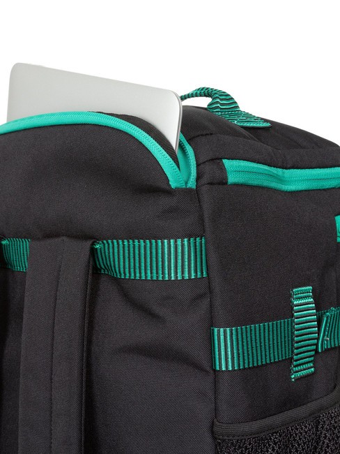 CARRY PACK Torba plecak na laptopa 17" kontrastowy pasek czarny - Plecaki szkolne i rekreacyjne