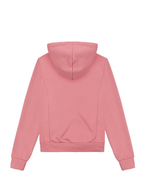 SMART Bluza z kapturem zapinana na suwak kwiat - Bluzy damskie
