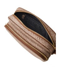 BORBONESE CAMERA CASE SMALL ECO LINE  Torba na ramię beżowo-brązowy - Torby damskie - 5