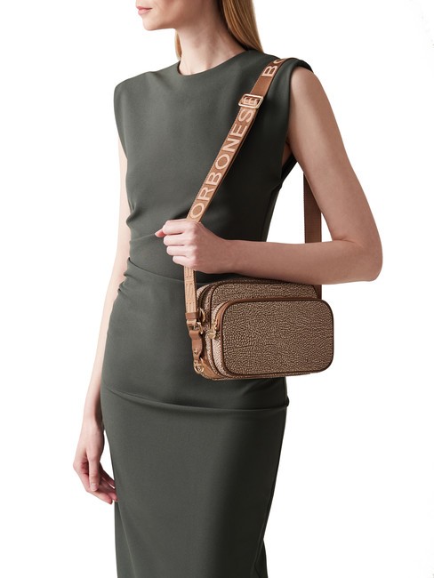 CAMERA CASE SMALL ECO LINE  Torba na ramię beżowo-brązowy - Torby damskie
