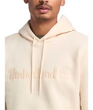 TIMBERLAND EMBROIDERY TONAL Bluza z kapturem biały dym - Bluzy męskie - 3