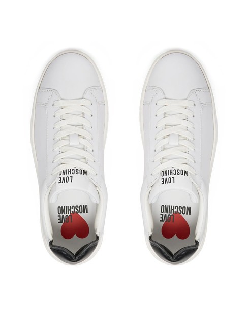 BOLD 40 Sk&oacute;rzane trampki czarno/biały - Buty damskie