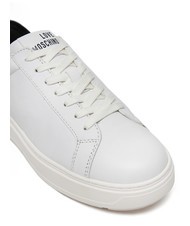 LOVE MOSCHINO BOLD 40 Sk&oacute;rzane trampki czarno/biały - Buty damskie - 5