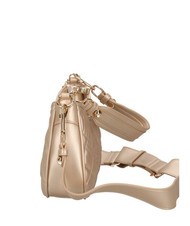 LOVE MOSCHINO QUILTED LM Torba na ramię złoto - Torby damskie - 3