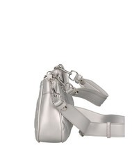 LOVE MOSCHINO QUILTED LM Torba na ramię srebrny - Torby damskie - 3