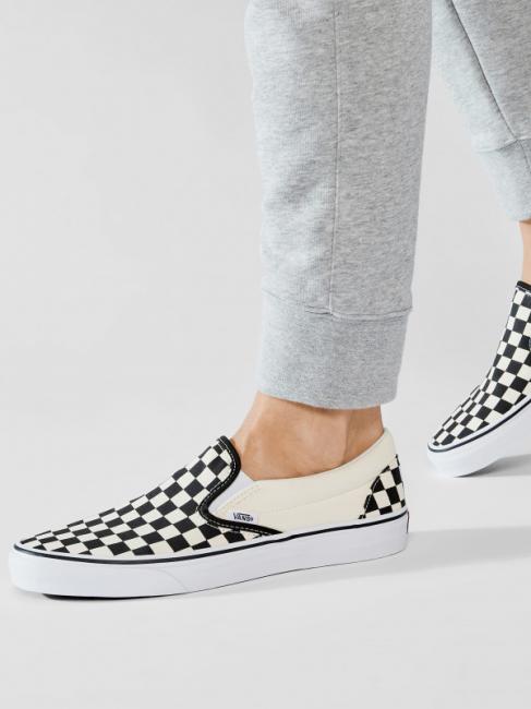CLASSIC SLIP-ON Trampki wsuwane  czarno-biały - Buty uniseks