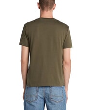 TIMBERLAND SS DUNRIVER CREW Koszulka bawełniana liść zielony-cassel ziemia - Koszulki męskie - 2